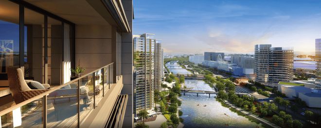 2024最新（通知）会展湾东城广场售楼处电话-位置-配套样板房(图1)
