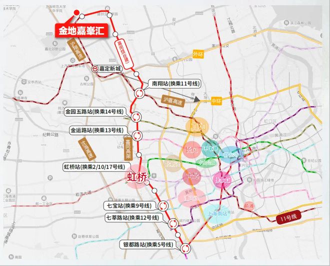 金地嘉峯汇(嘉定金地嘉峯汇)售楼处网站周边配套醇熟。(图13)
