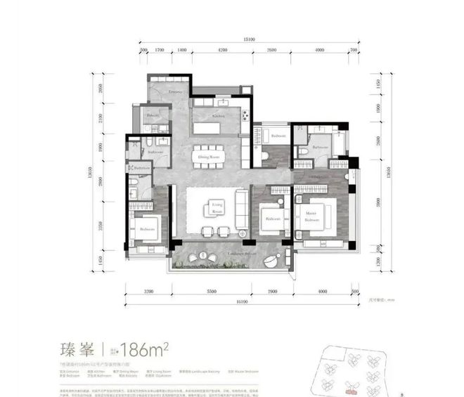 米乐M6平台：广州万科理想花地朗庭(售楼处)—售楼处电线-价格详情(图23)