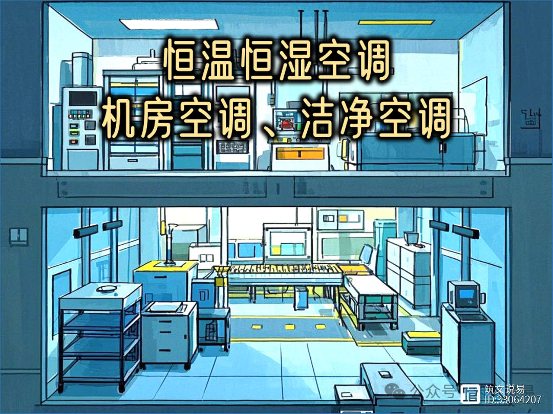 工艺性空调范畴中的恒温恒湿空调工作原理详解(图1)