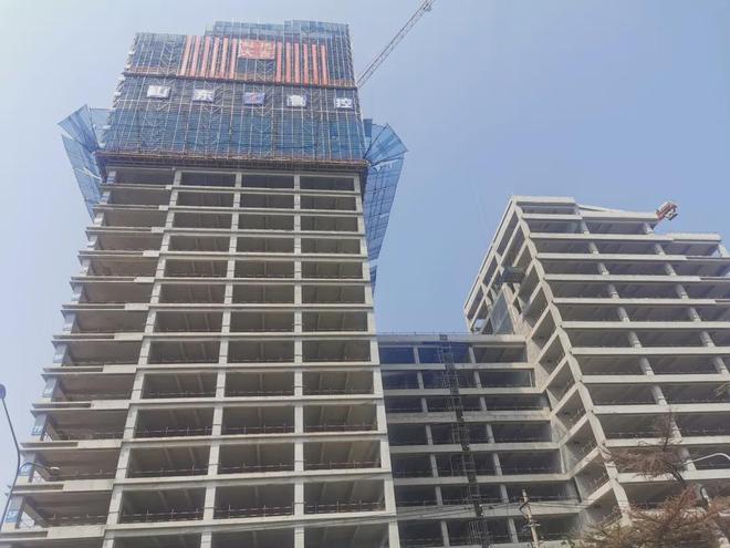 市中区这一项目终于封顶济南东部111米新项目有进展(图3)