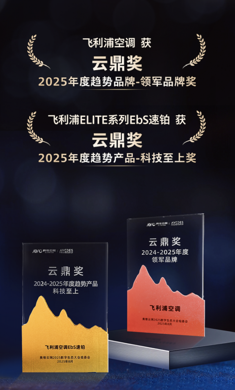 荣耀加冕飞利浦空调斩获云鼎奖两项大奖助推行业高质量发展(图2)