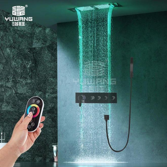 浴旺品类头部品牌：16年深耕智能暗装恒温情调LED淋浴花洒(图6)