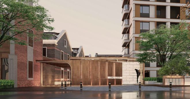 米乐M6：老静安内环新盘！90-525㎡高层别墅总价约1059万起！(图17)