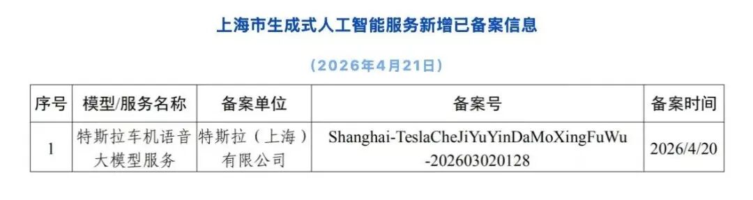 特斯拉中国车机将接入豆包大模型已完成备案！DeepSeek也会接入(图1)